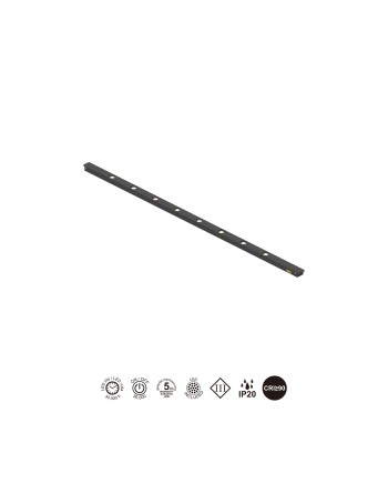 MAGNETO mini * LINEAL LED 6W 36º NEGRO